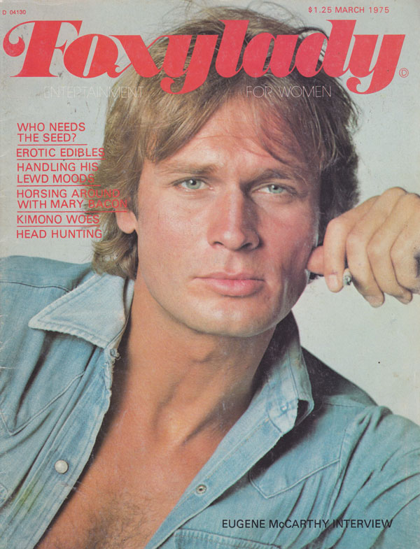 Foxylady March 1975 March 1975 magazine back issue cover