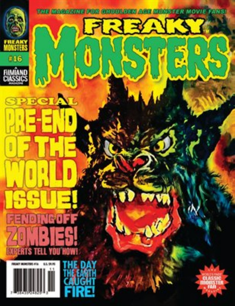 Freaky Monsters # 16 Number #16 magazine back issue cover