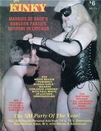 Get Kinky # 13 magazine back issue cover