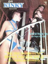 Get Kinky # 15 magazine back issue cover
