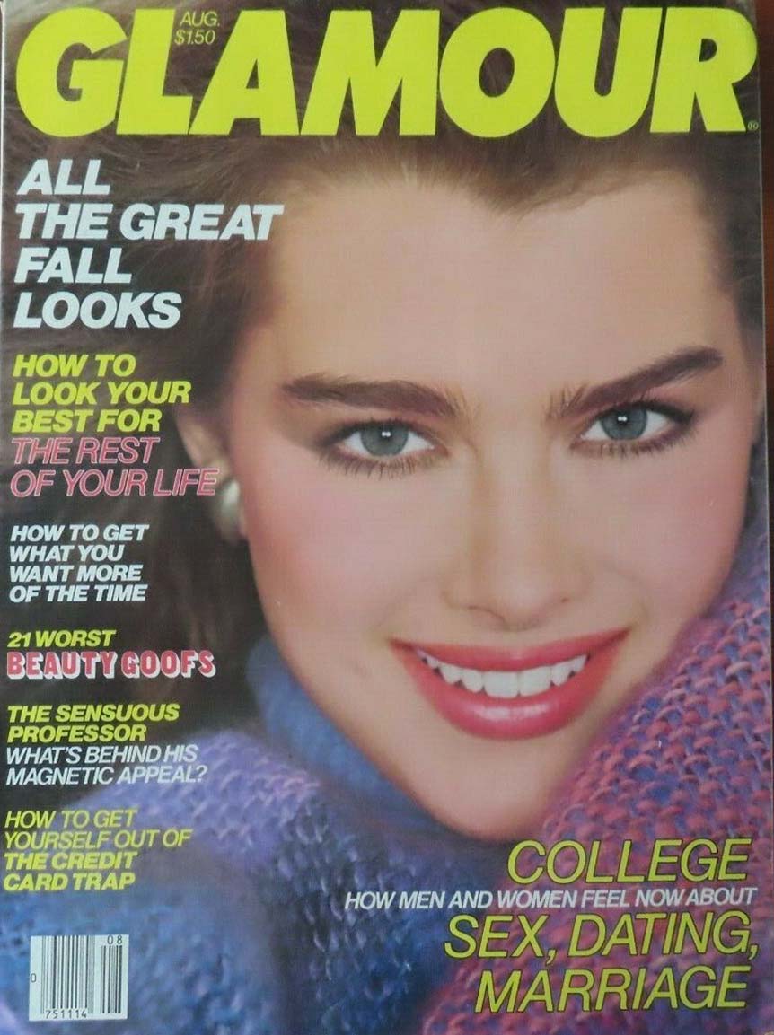 Glamour August 1980 August 1980 magazine back issue cover