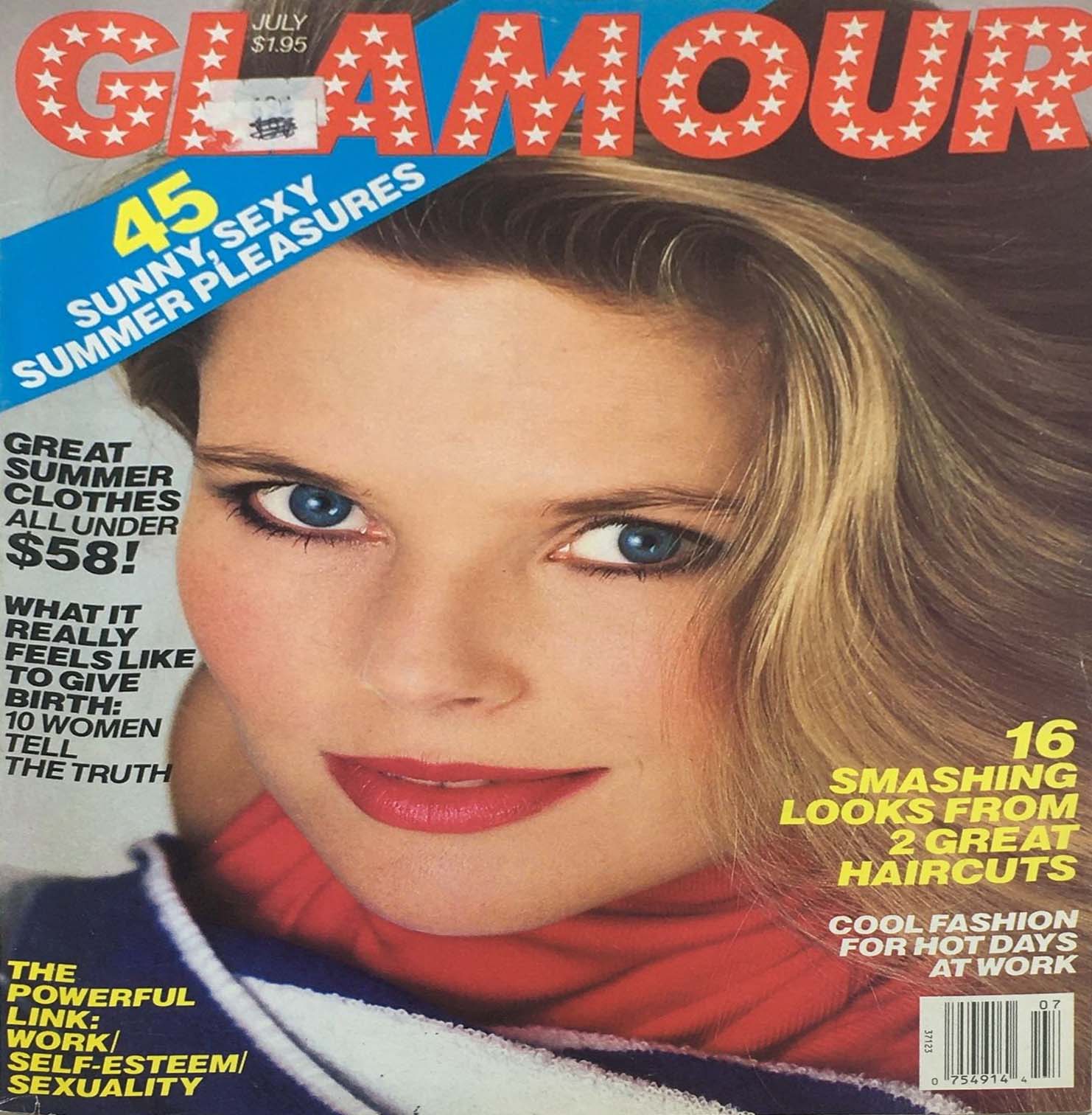 Glamour July 1986 July 1986 magazine back issue cover
