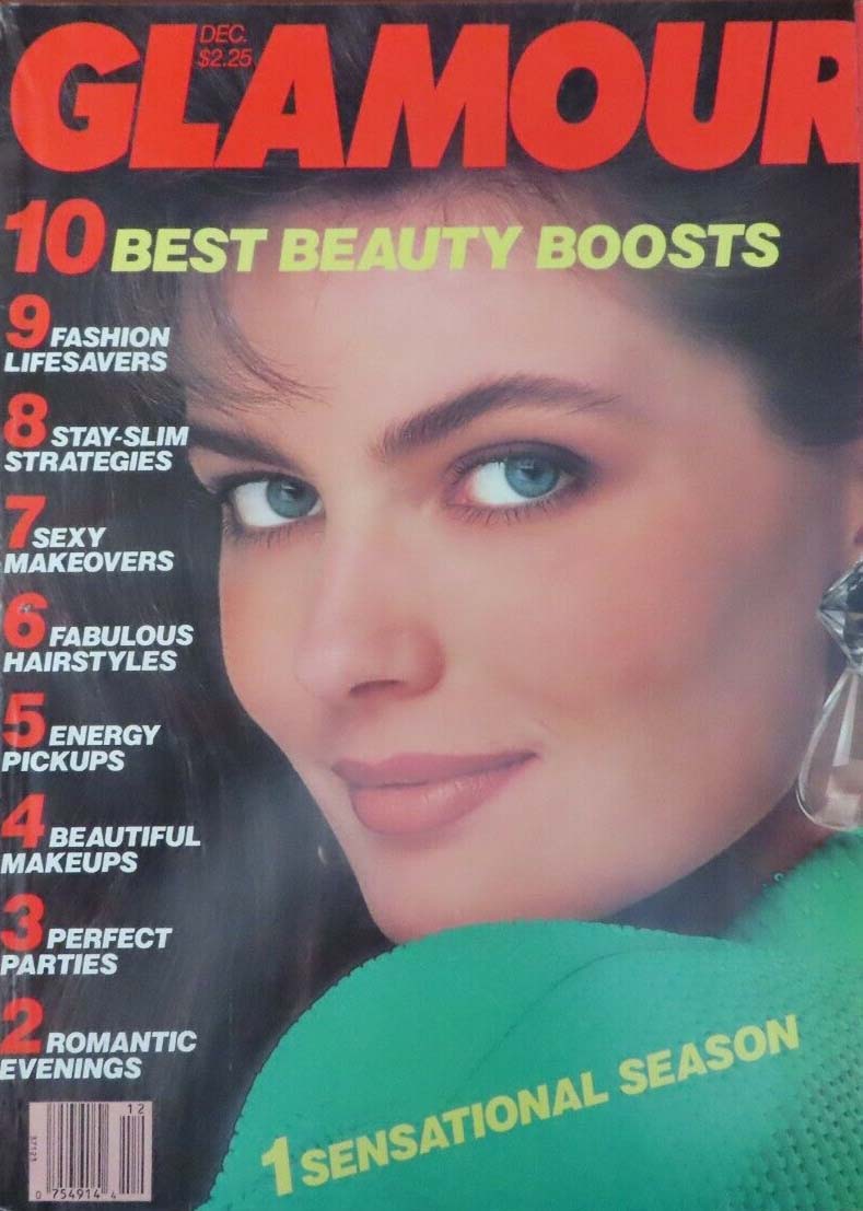 Glamour December 1986 December 1986 magazine back issue cover