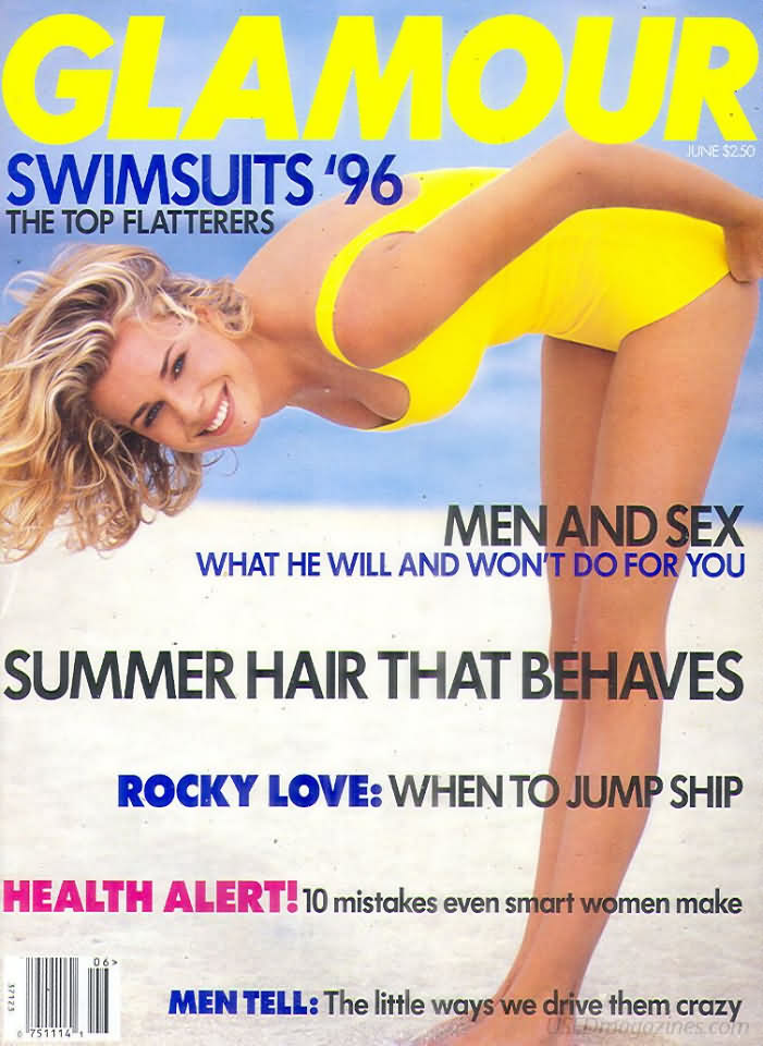 Glamour June 1996 June 1996 magazine back issue cover
