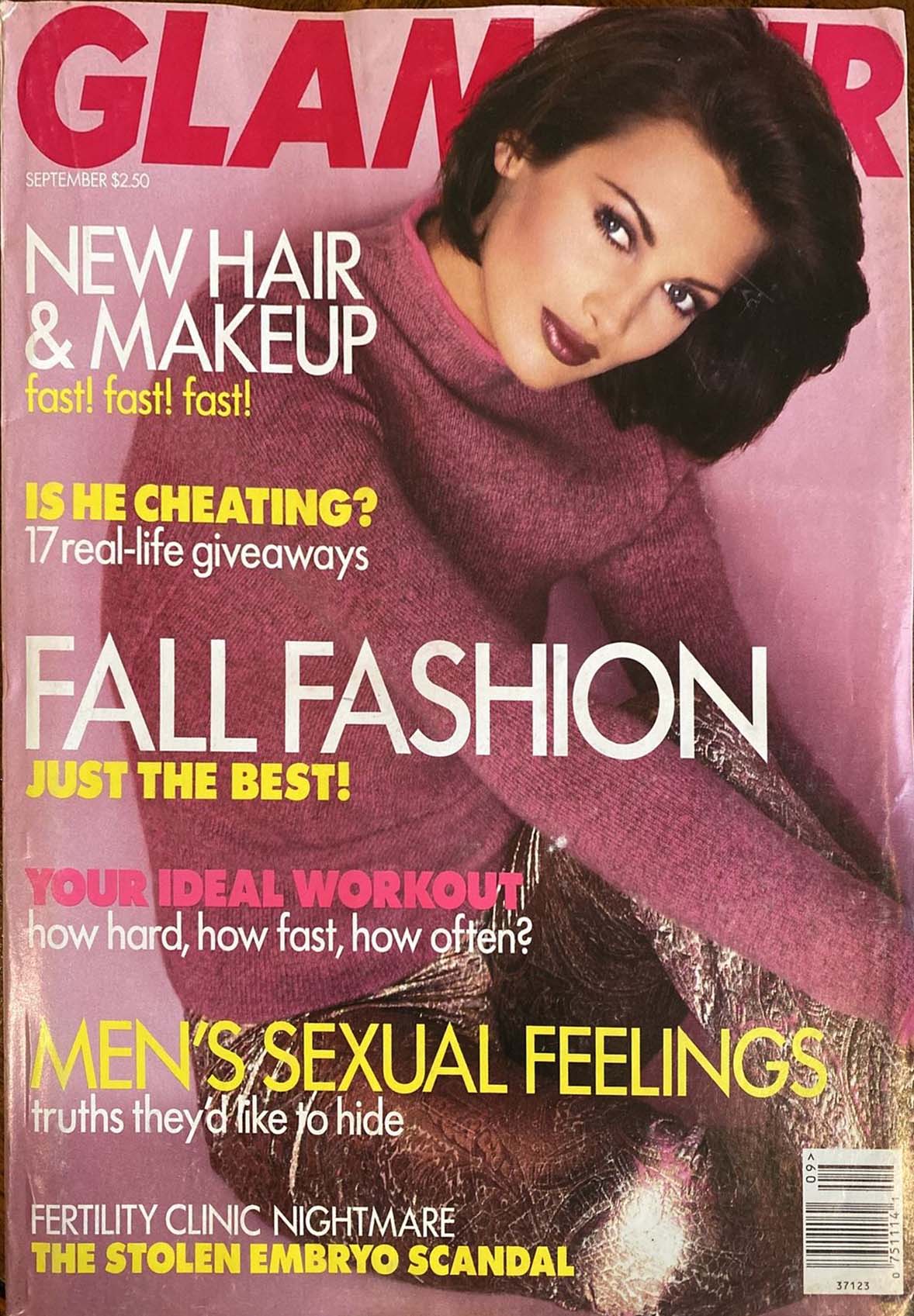 Glamour September 1996 September 1996 magazine back issue cover