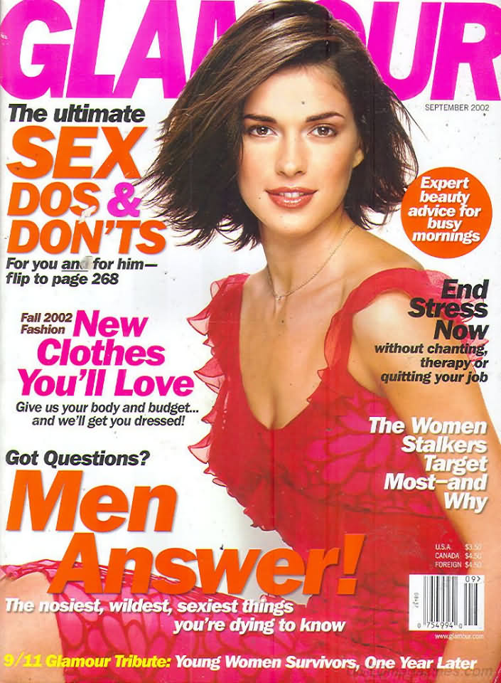 Glamour September 2002 September 2002 magazine back issue cover