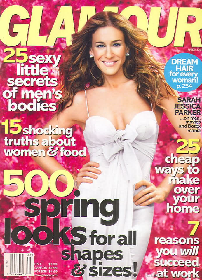 Glamour March 2006 March 2006 magazine back issue cover