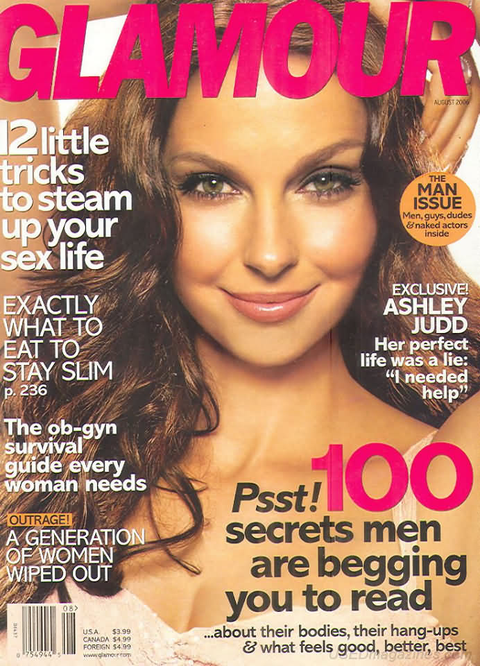 Glamour August 2006 August 2006 magazine back issue cover