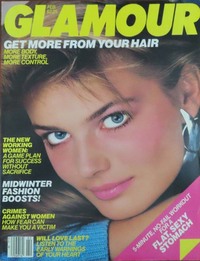 Glamour February 1986 magazine back issue cover
