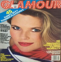 Glamour July 1986 magazine back issue cover