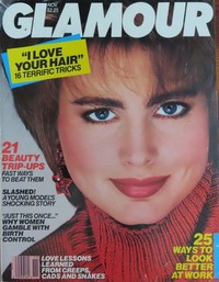 Glamour November 1986 magazine back issue cover