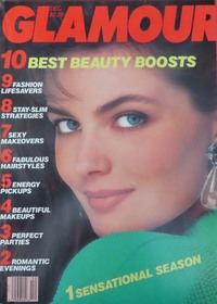 Glamour December 1986 magazine back issue cover