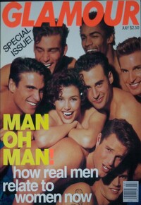 Glamour July 1992 magazine back issue cover
