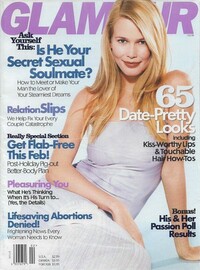 Glamour February 1999 magazine back issue cover