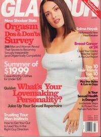 Glamour July 1999 magazine back issue cover