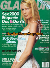 Glamour October 1999 magazine back issue cover