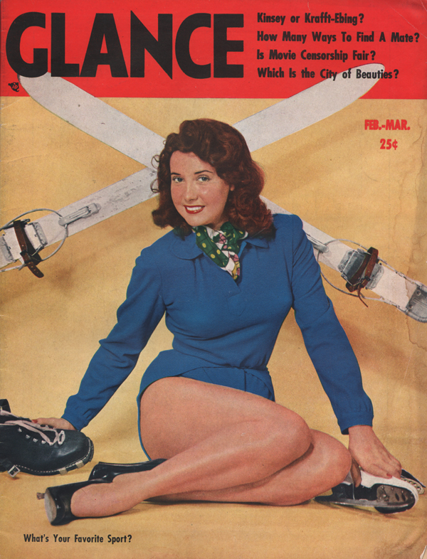 Glance February/March 1949 February 1949 magazine back issue cover