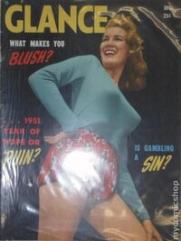 Glance December 1950 magazine back issue cover