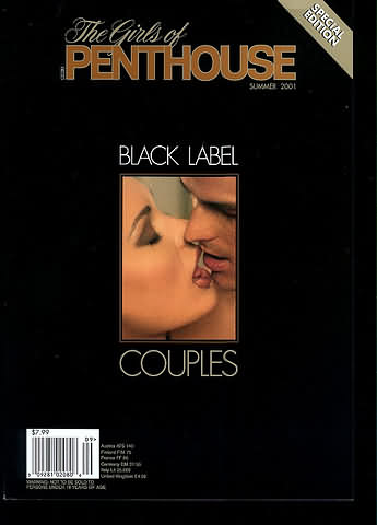 Girls of Penthouse Summer 2001, Black Label Couples Summer 2001 magazine back issue cover
