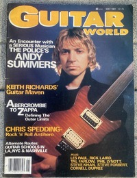 Guitar World May 1981 magazine back issue cover