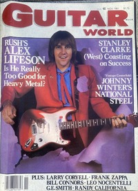 Guitar World November 1981 magazine back issue cover