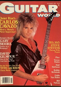 Guitar World November 1984 magazine back issue cover