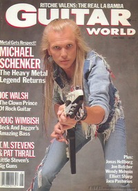 Guitar World January 1988 magazine back issue cover