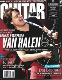Guitar World August 2012 magazine back issue cover