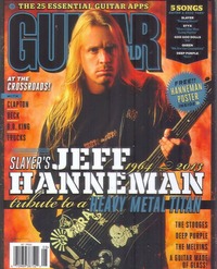 Guitar World August 2013 magazine back issue cover
