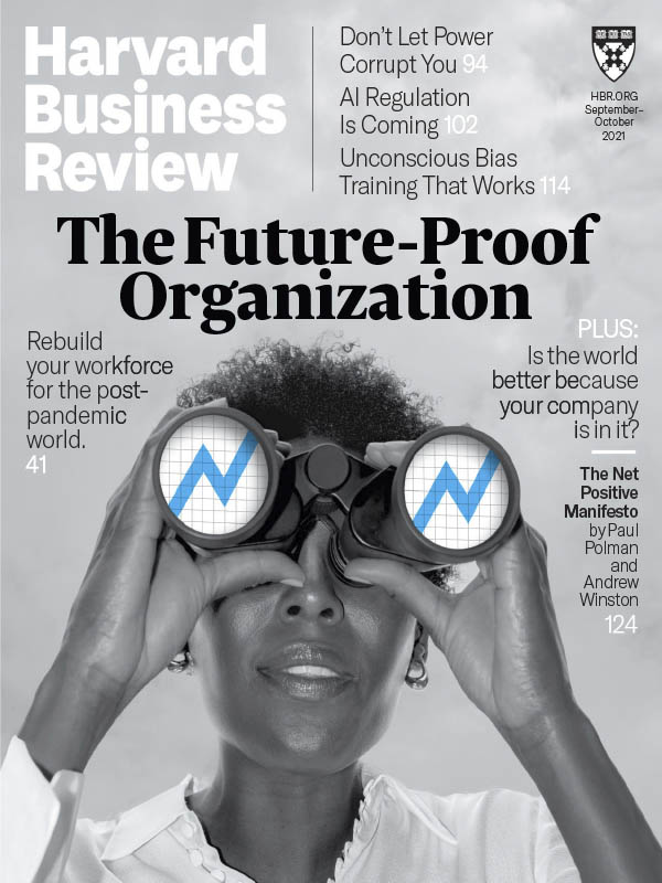 Harvard Business Review September/October 2021 September 2021 magazine back issue cover