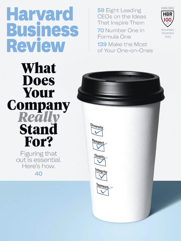 Harvard Business Review November/December 2022 November 2022 magazine back issue cover