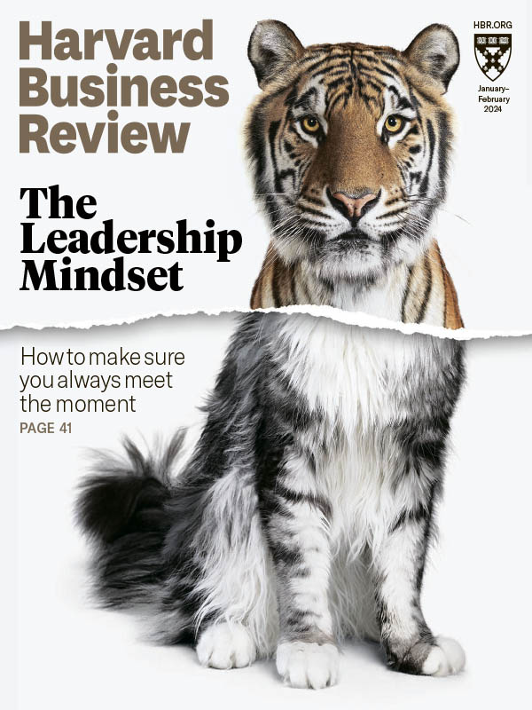 Harvard Business Review January/February 2024 January 2024 magazine back issue cover