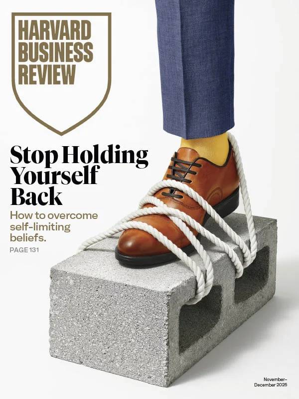Harvard Business Review November/December 2025 November 2025 magazine back issue cover