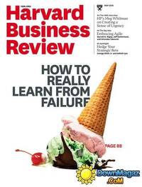 Harvard Business Review May 2016 magazine back issue cover