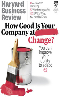 Harvard Business Review July/August 2021 magazine back issue cover