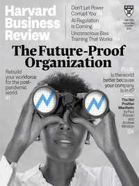 Harvard Business Review September/October 2021 magazine back issue cover