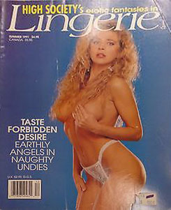 High Society Summer 1991, Lingerie magazine back issue cover