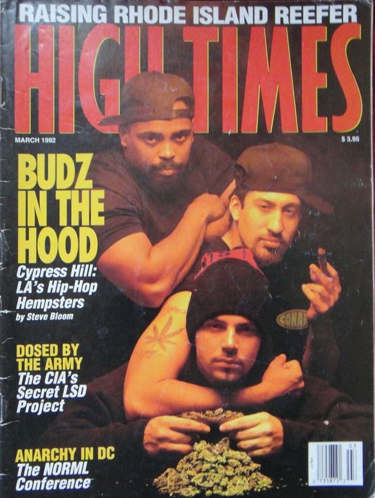 High Times March 1992 March 1992 magazine back issue cover