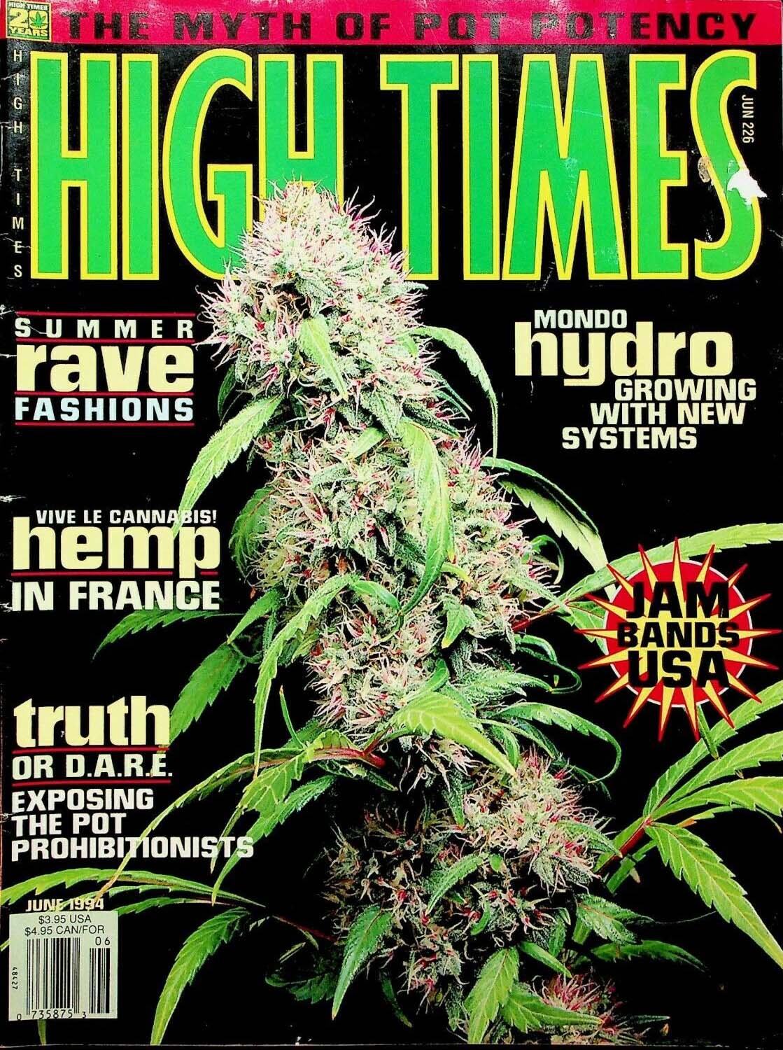 High Times June 1994 June 1994 magazine back issue cover