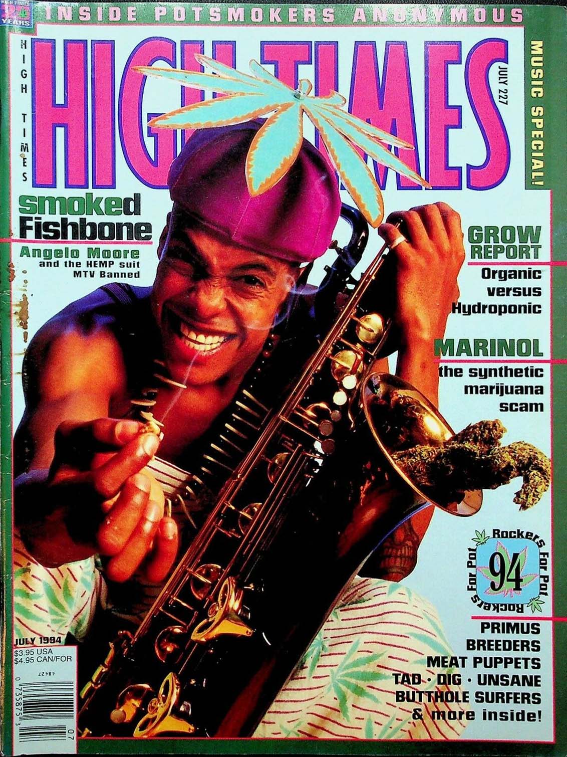 High Times July 1994 July 1994 magazine back issue cover