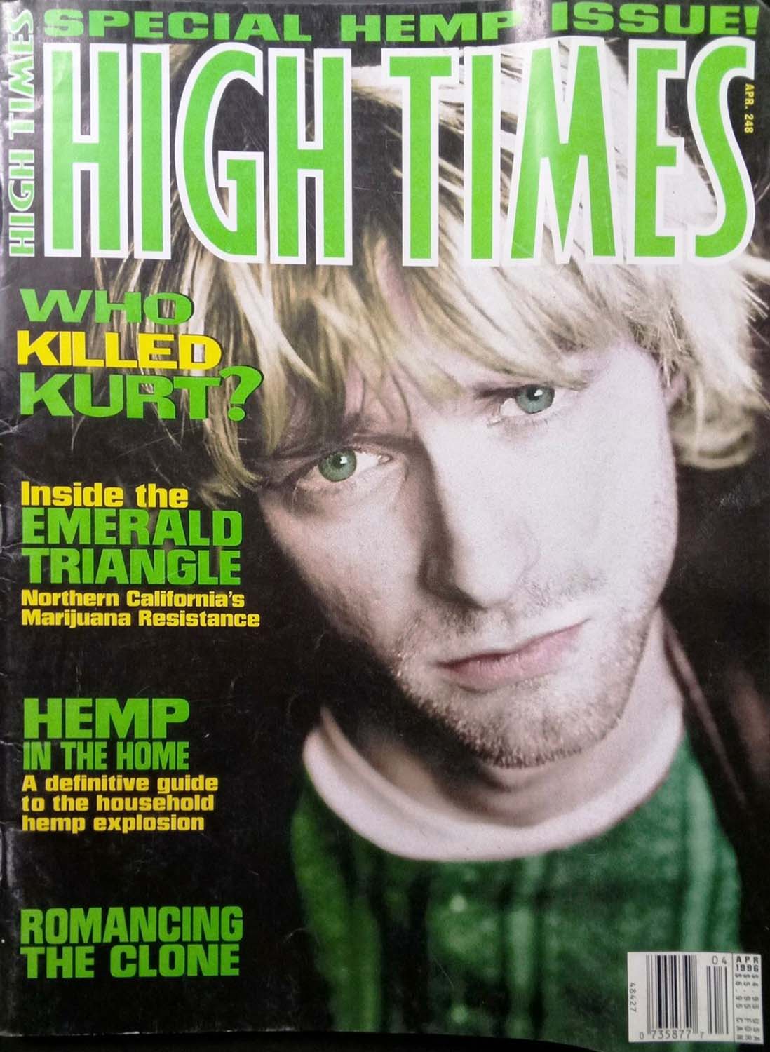 High Times April 1996 April 1996 magazine back issue cover