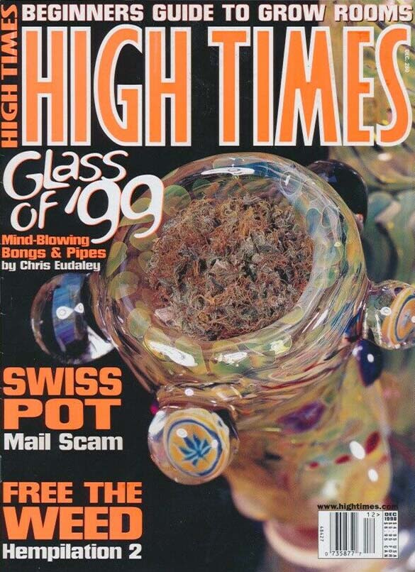 High Times December 1998 December 1998 magazine back issue cover