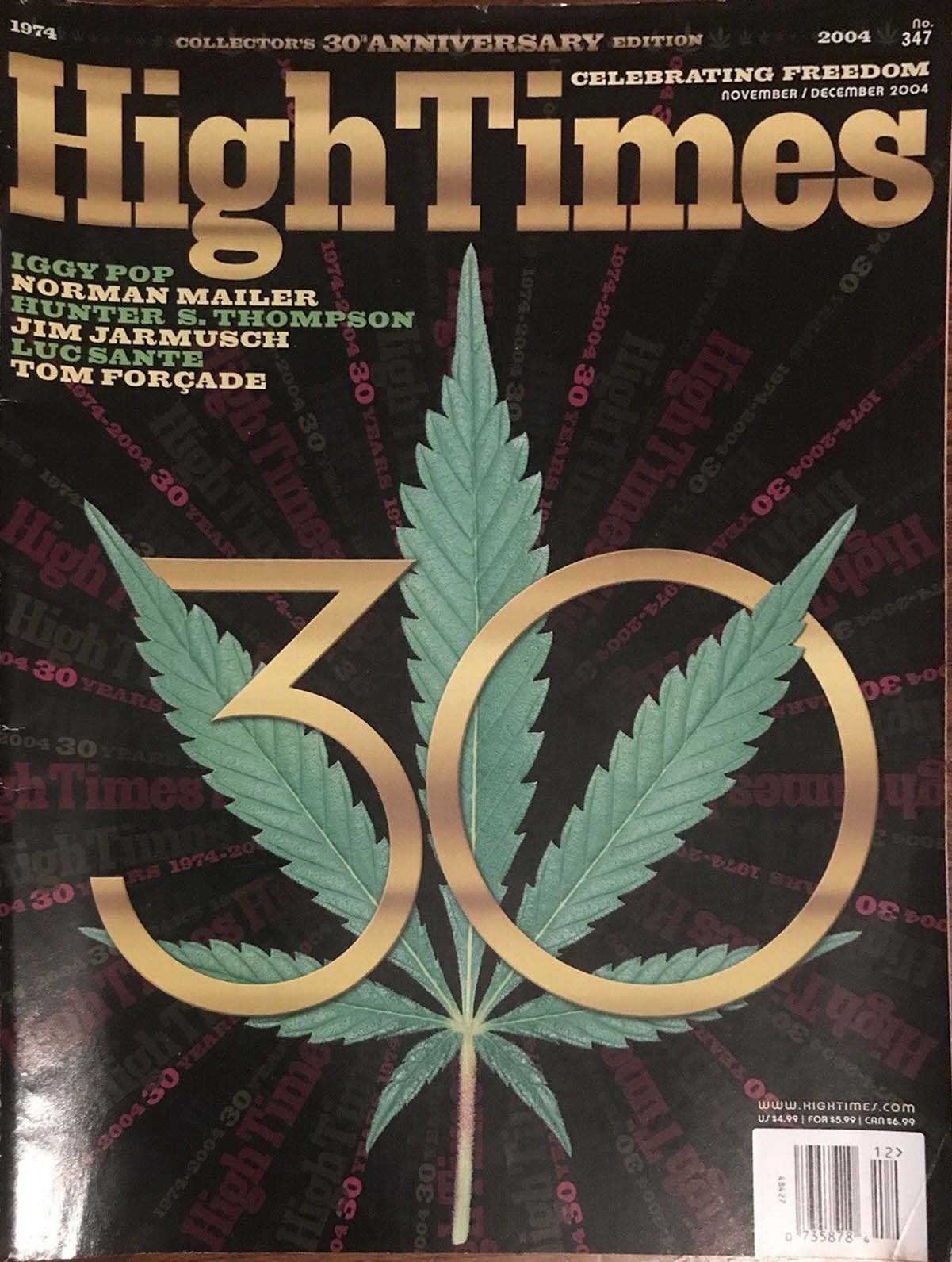 High Times November/December 2004 November 2004 magazine back issue cover
