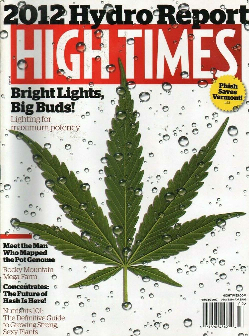 High Times February 2012 February 2012 magazine back issue cover