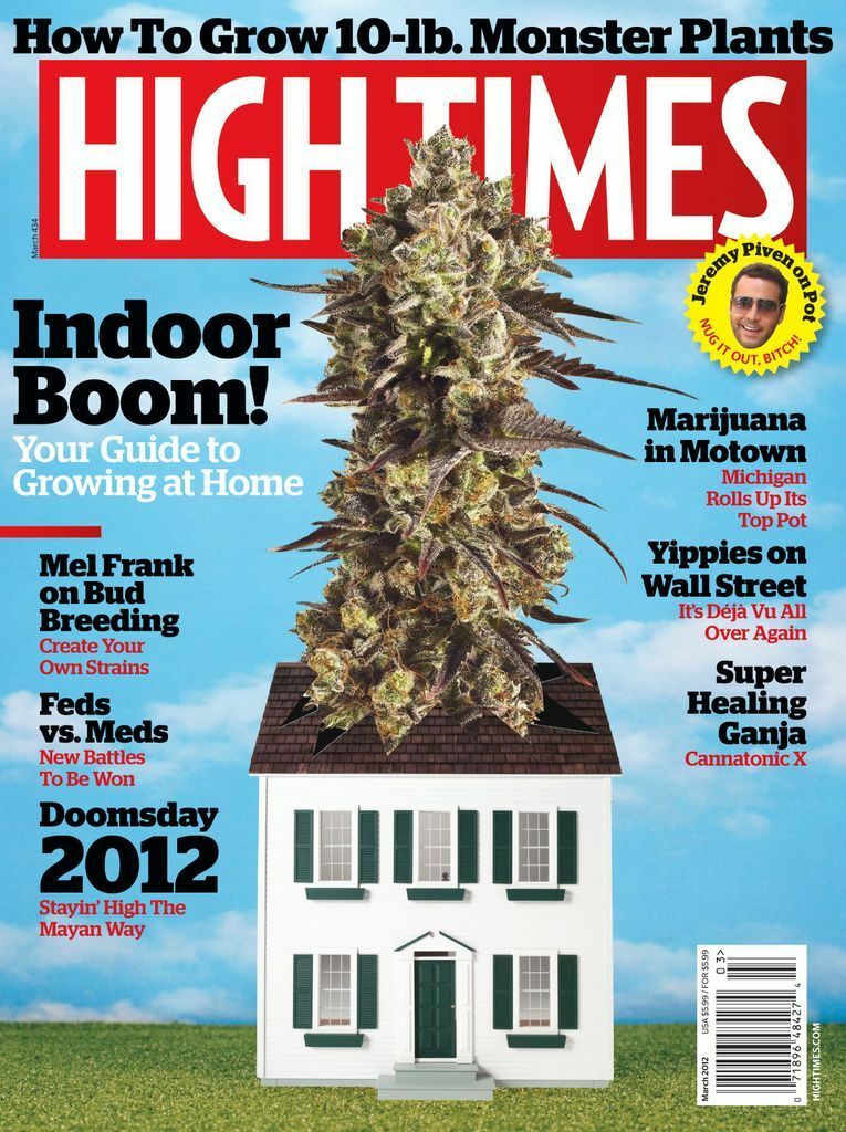 High Times March 2012 March 2012 magazine back issue cover