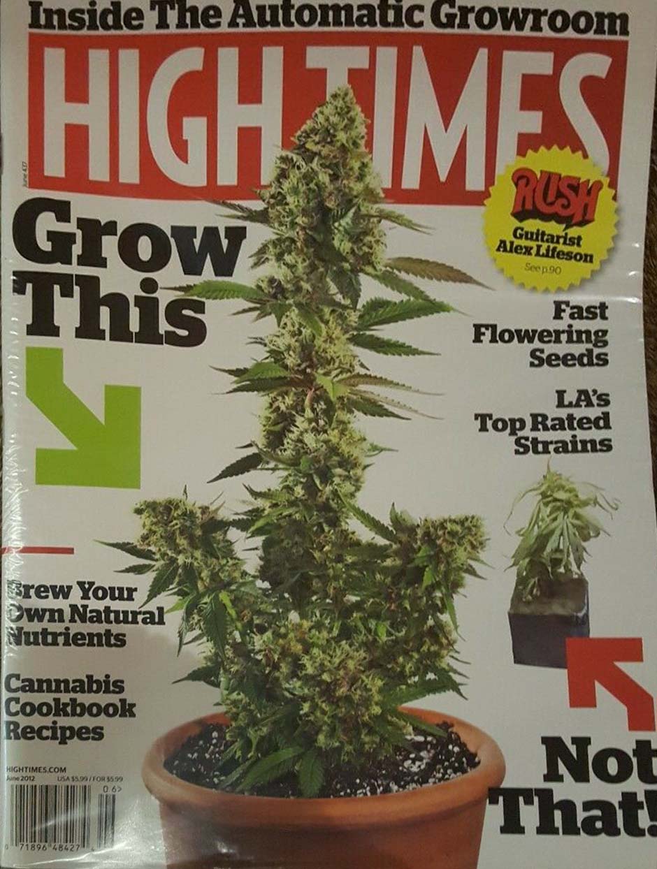 High Times June 2012 June 2012 magazine back issue cover