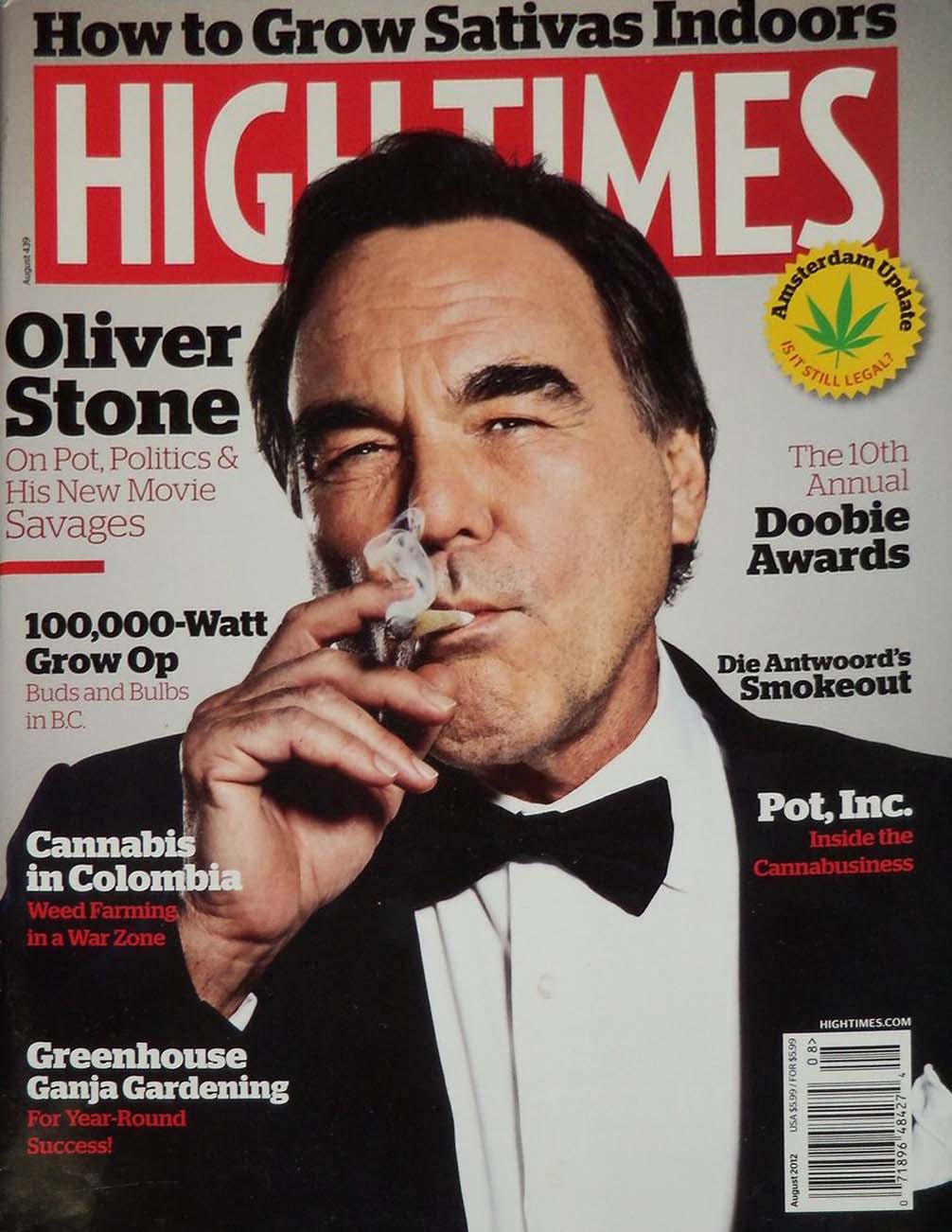 High Times August 2012 August 2012 magazine back issue cover