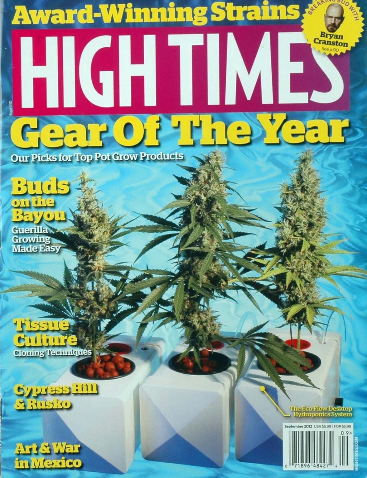 High Times September 2012 September 2012 magazine back issue cover