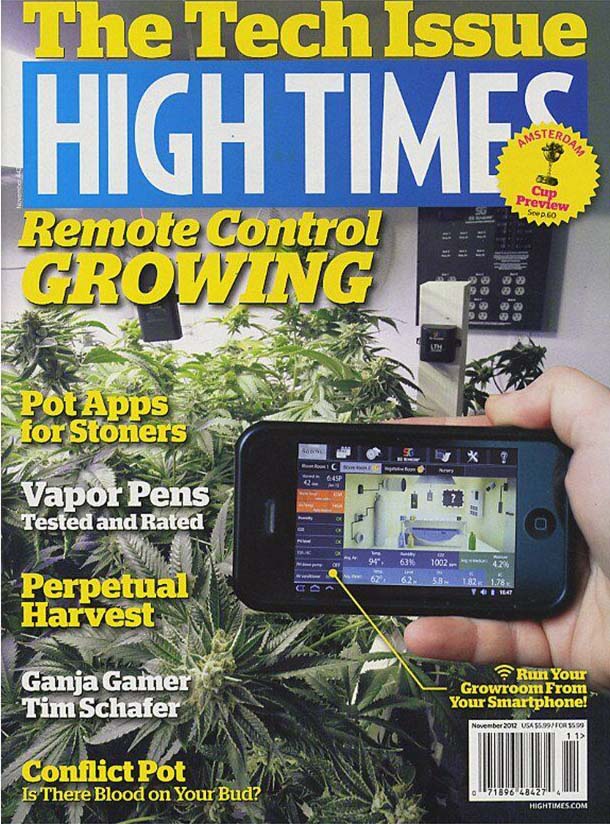 High Times November 2012 November 2012 magazine back issue cover