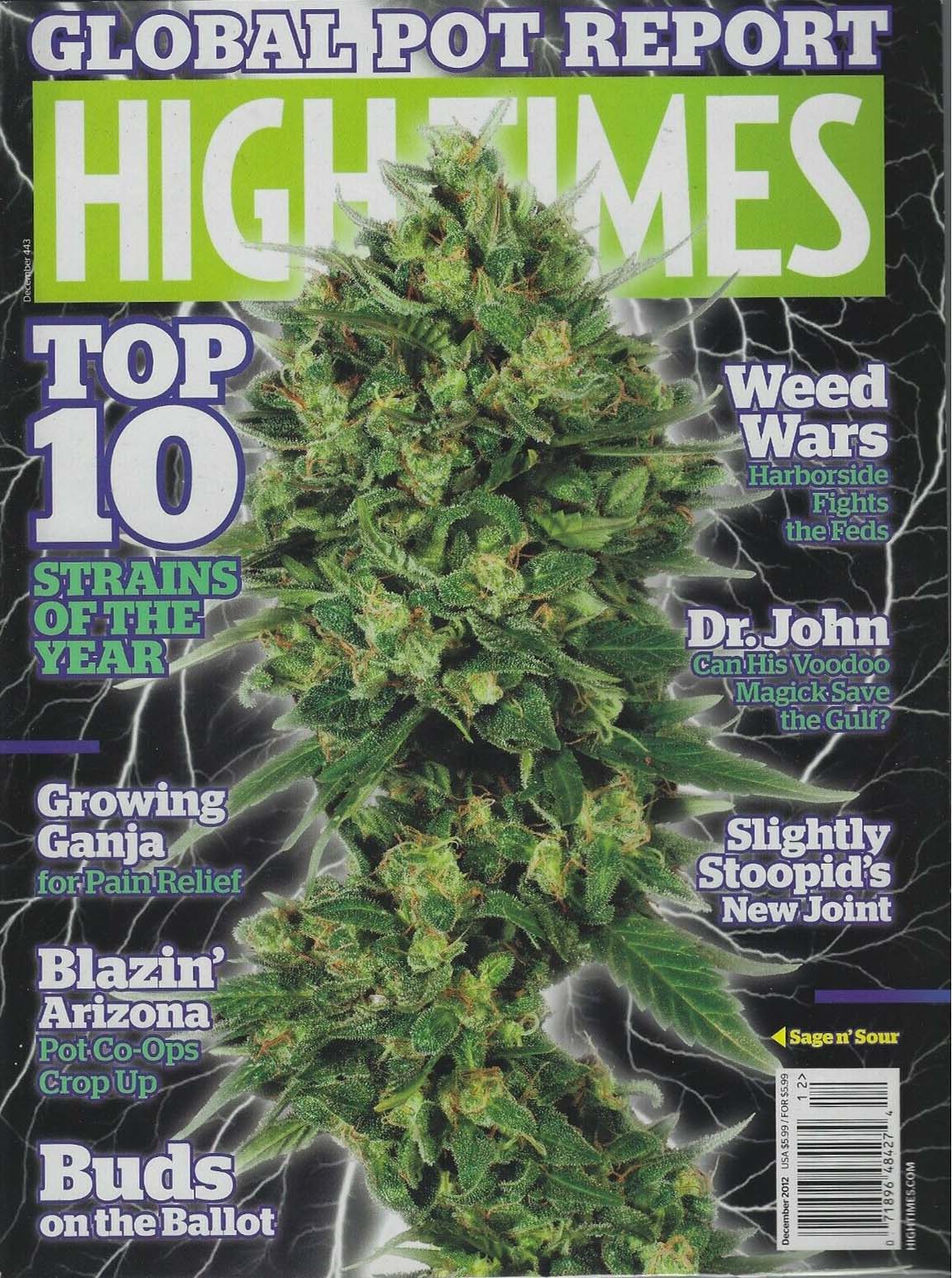 High Times December 2012 December 2012 magazine back issue cover